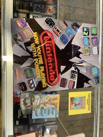 Lot Of 6 Nintendo NES Boxes Styrofoam Posters Papers Heavy Barrel Dash Galaxy