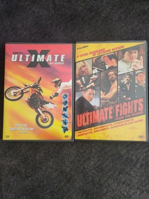 Ultimate X The Movie & Ultimate Fights DVD Sports Action 2 DVD lot. ESPN 