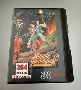 ES-SNAP LOCK CASE+INSERT SHOCK TROOPERS GIAPPONE PER NEO GEO AES NO ES-SNAP LOCK CASE+INSERT SHOCK TROOPERS GIAPPONE PER NEO GEO AES NO