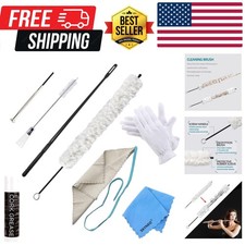 Flute Care Kit - Complete Set Including Brush, Swab, Rod, Screwdriver, Grease...