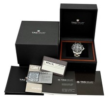 Tag Heuer 42mm Men's Aquaracer Automatic Black Dial Swiss Watch w/ B+P! WAN2110! 2