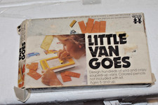 Vintage 1981 TOMY Little Van Goes #2524 kit sfregamento disegno con 12 piastre e scatola sfregamento