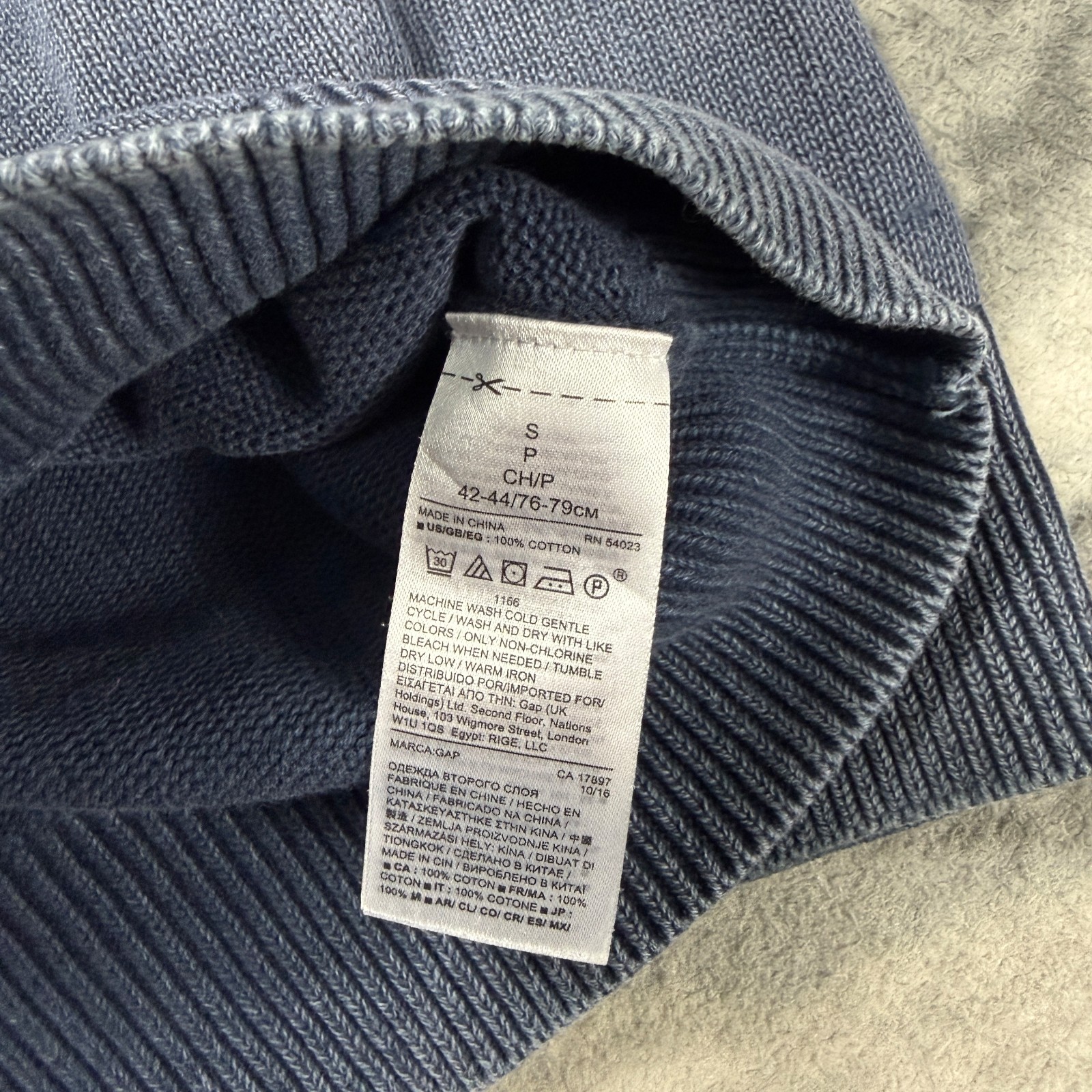 Vintage Gap 2000's Y2K USA Flag America Navy Size Small Pullover Knitted Jumper image 4