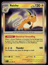 Raichu 019/091 SV: Paldean Fates Pokemon Card