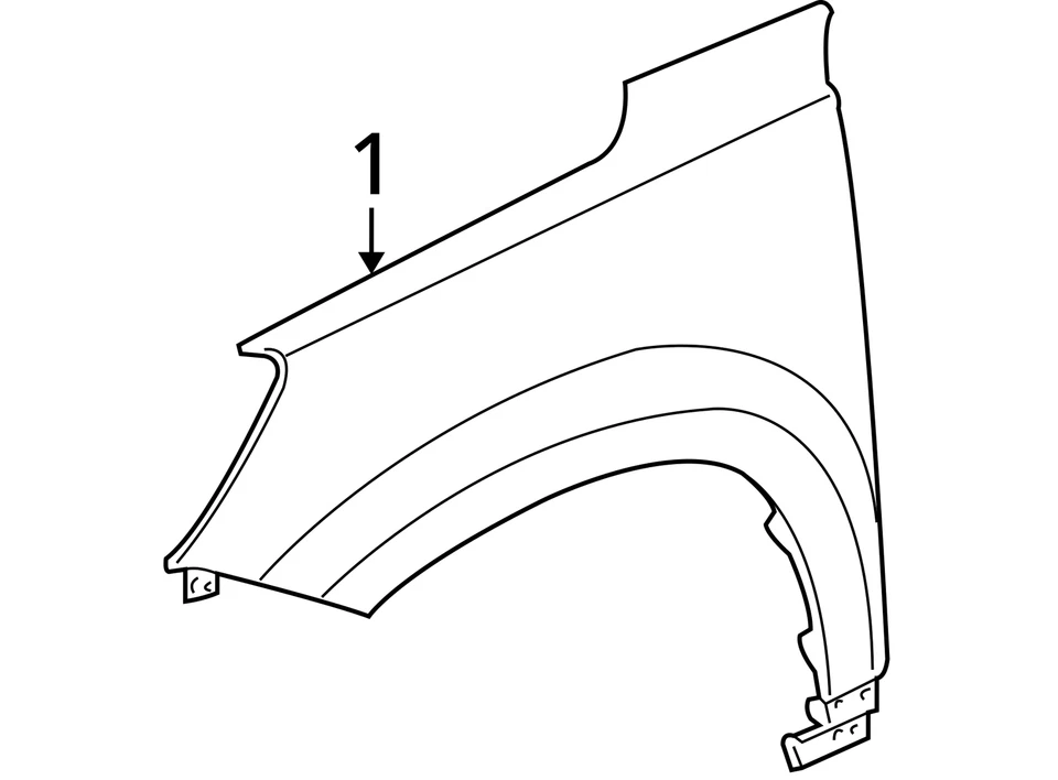 Saturn Outlook Driver Fender MRMQY 2007 Foto 3 de 3