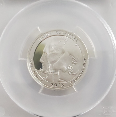 2013-S Mount Rushmore - Silver Proof Quarter - PCGS PR70DCAM - Nice! 2096 - Bild 3 von 6