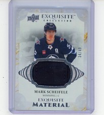 2025-26 Black Diamond Hockey EXQUISITE MATERIAL #34/49 JETS Mark Scheifele