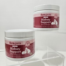 Fera Pets Kidney Support with Probiotics Powder for Cats 60 Scoops  2 Exp 2027