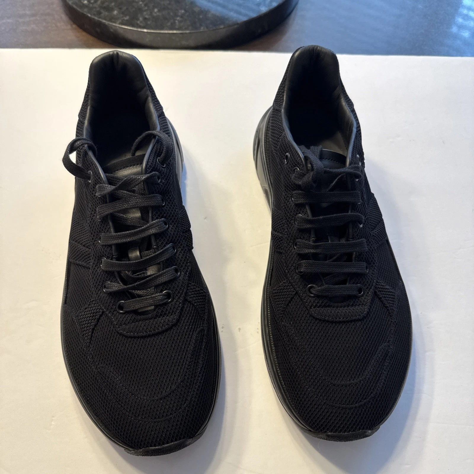 Bottega Veneta — Bottega Veneta Speedster Sneakers Leather Canvas  Black 45 ( EU) 11 ( US) Look