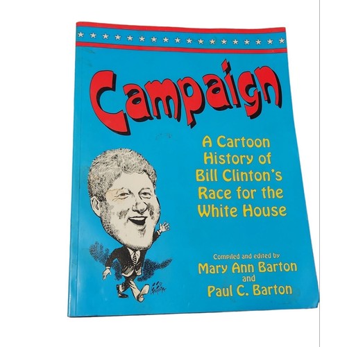 William Clinton Racing Bill Clinton - A Cartoon History of Bill Clinton's Race 4 White House ...