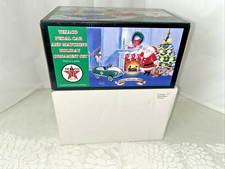 Texaco 1948 BMC Pedal Car Replica With Matching Christmas Ornament 3rd In Series