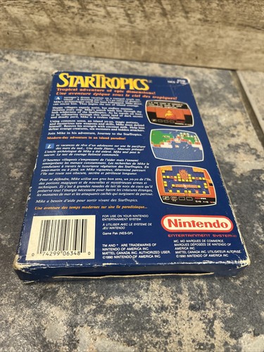 Star Tropics In Box With Manual, Original Nintendo Sleeve - Picture 6 of 13