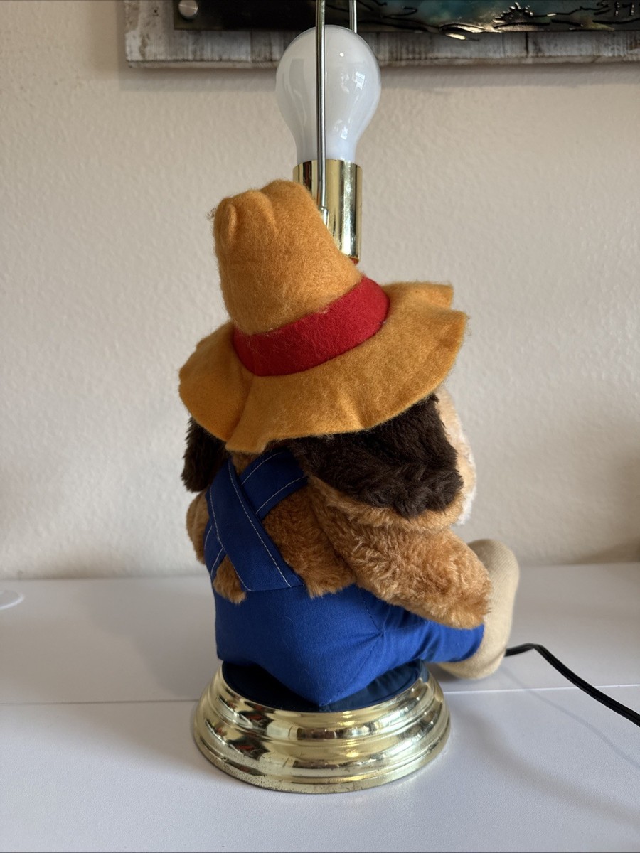 Chuck E Cheese Pizza Time Theatre Jasper T. Jowls Lamp Plush Dog