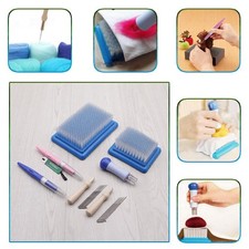 Starter Kit Wool Felt Tool Mat Felting Needles Handle Holder Craft DIY Tool Hot