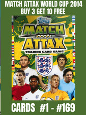 MATCH ATTAX WORLD CUP 2014 - BASE CARDS  #1-#169