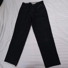 Banana Republic Chino Pants Mens 32R Black Cotton Straight Leg 30 Inseam