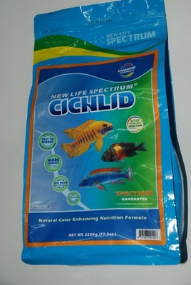 New Life Spectrum Naturox Cichlid Formula Select Size:: 2200 gram Bag