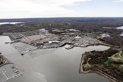 Photo:Boston Massachusetts 2019 Aerial View Bays Inlets Near Hingham