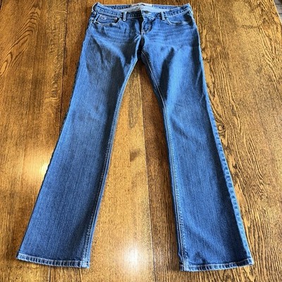 Vtg Y2K Hollister Venice Boot Jeans Womens 7 Low Rise Stretch Seagull 7R Juniors