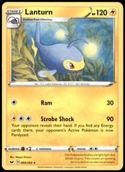 Lanturn 069/202 Sword & Shield Base Set Rare