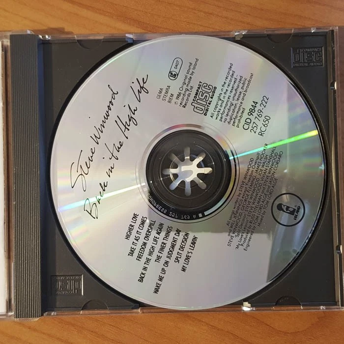 STEVE WINWOOD back in the high life SONOPRESS NM/EX (CD Album, Pop, Island) - Bild 3 von 4