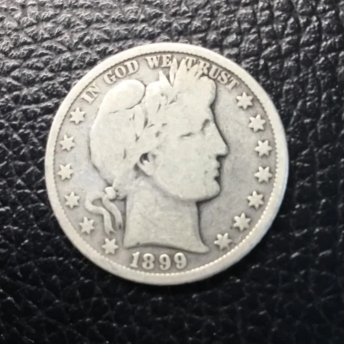 1899 barber half dollar