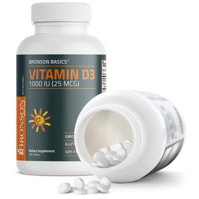 Bronson Vitamin D3 1000 IU (25mcg), 360 Tablets