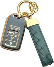 Key Fob Cover Keychain Fit for Smart Remote Key, Smart Key Shell C Color: Blue