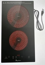 12/20 Electric Cooktop Induction Cooktop Ceramic Glass Stove Top digital 