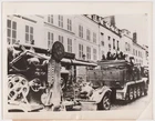 WW2 Press Photo 1940 German Troops In Besancon France #g46