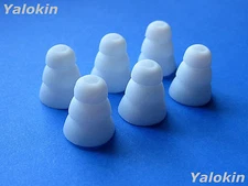 6 Large White Triple Flange Eartips for Google Pixel Buds Pro and A Series