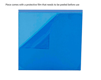 13" X 13" Clear Acrylic Sheet - 1/8" Thick Plexiglass For Crafts & Displays