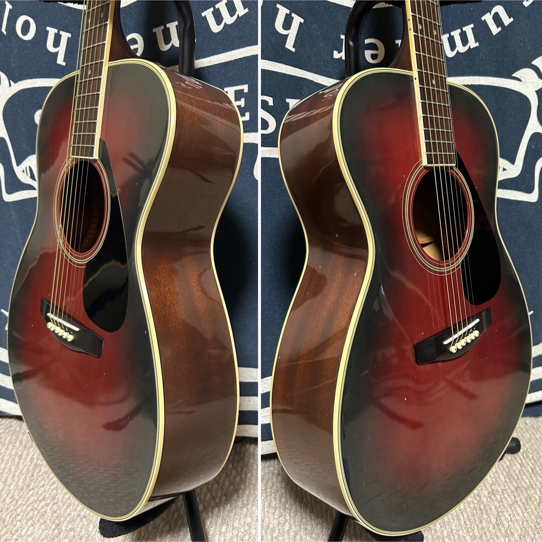 Folk Acoustic Guitar Yamaha FS-423S RBD Model Redburst Color Folk Acoustic Guitar Yamaha FS-423S RBD Model Redburst Color