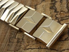 Flex-Let Vintage 19mm or 3/4 inch straight bracelet watch band NOS 5 7/8" long