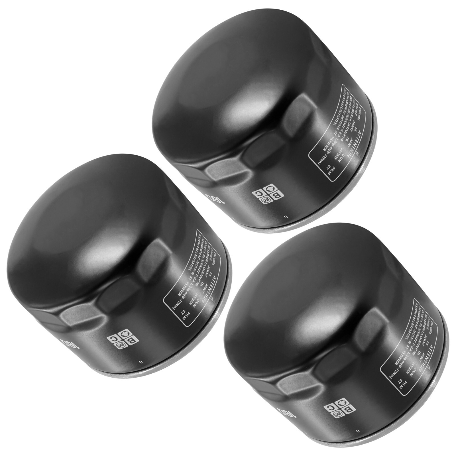 3 Pack Oil Filter for BMW R1200RT R1200GS R1200S K1200LT SE 1200 2005 2010-2014
