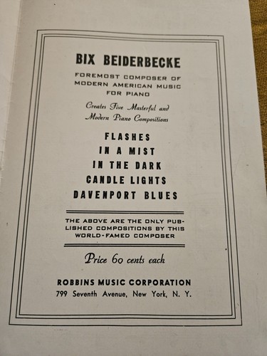 VINTAGE SHEET MUSIC ORCHESTRA 1944 How Blue the Night by Jimmy McHugh - Picture 5 of 8