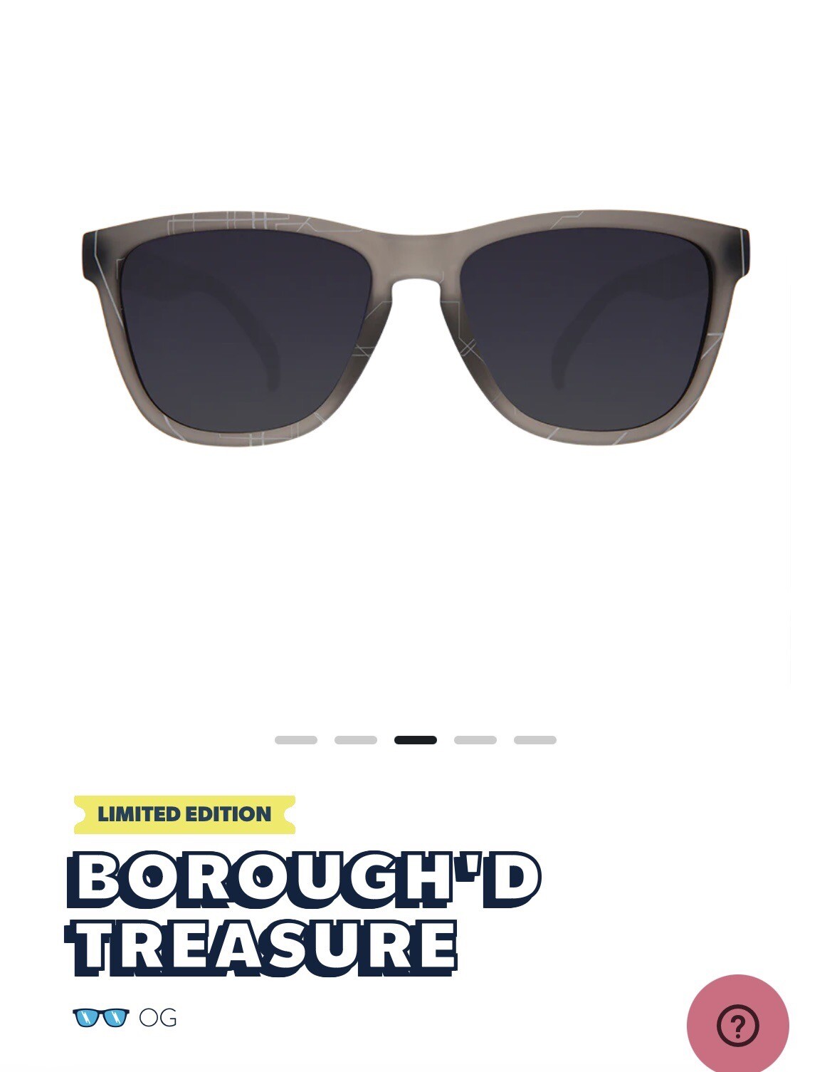 Goodr Limited Edition Sunglasses Borough’d Treasure New York
