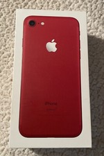 Apple iPhone 7 Empty Original Box 128GB- RED - BOX ONLY No phone
