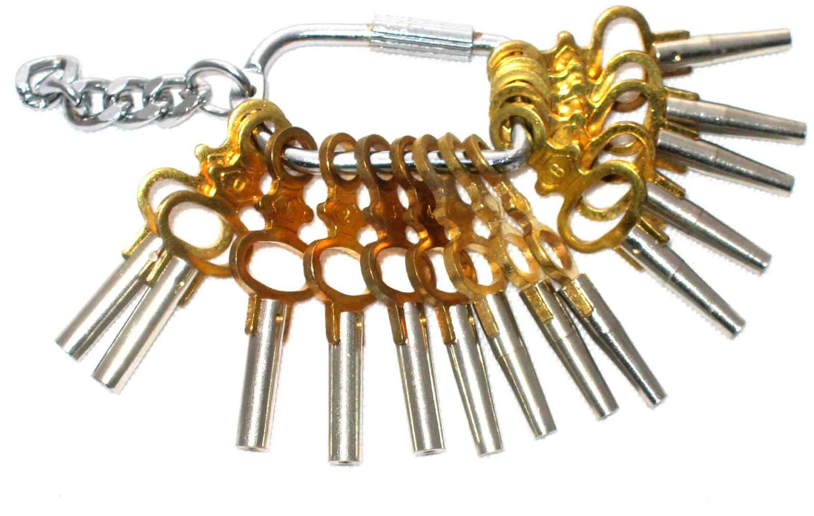 Universal, Pocket Watch Winding Key Set of 14pcs.Size 0012 Watch
