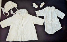 VTG BABY CHRISTENING DEDICATION ENSEMBLE 1950 4 PIECE