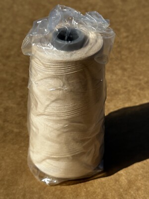 COATS Dual Duty Tex-24 Thread Bare Beige 100%Poly Cotton Corespun 6000YD Cone T9