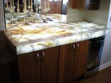 White Agate Counter Top, Agate Bathroom & Kitchen Counter Slab Top Decor 24"x12"