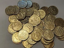 Car Wash Token Lot (Happy Car) - 50 Tokens, Size 0.984"