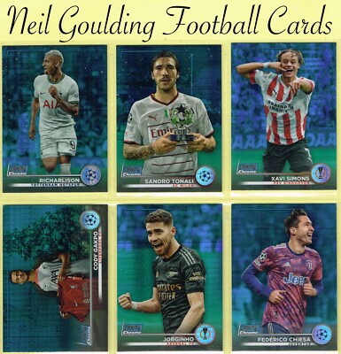 Topps Champions League 2022-23   STADIUM CLUB CHROM - BLAUES PRISMA   Karten
