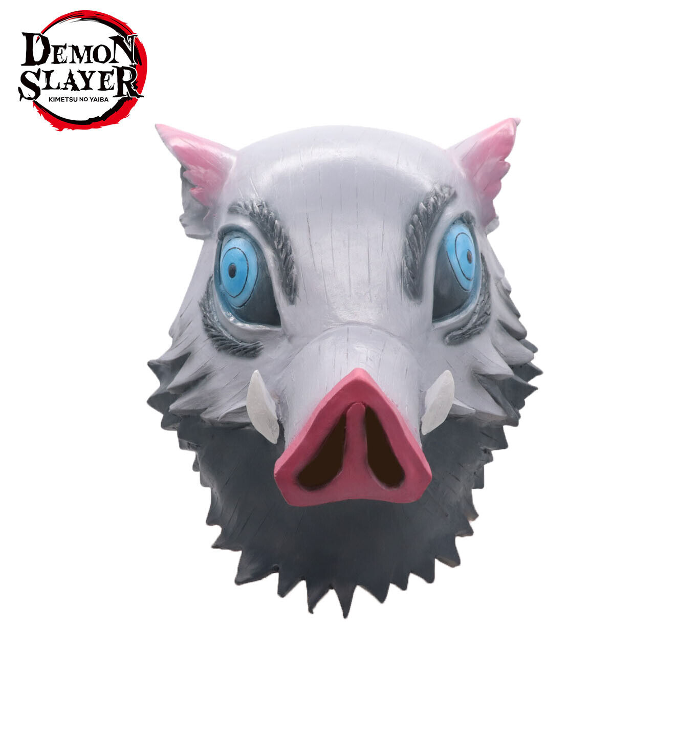 Moet nep voedsel Demon Slayer Inosuke Mask Latex Wild Boar Mugan Train Cosplay Dressup  Helmet | eBay
