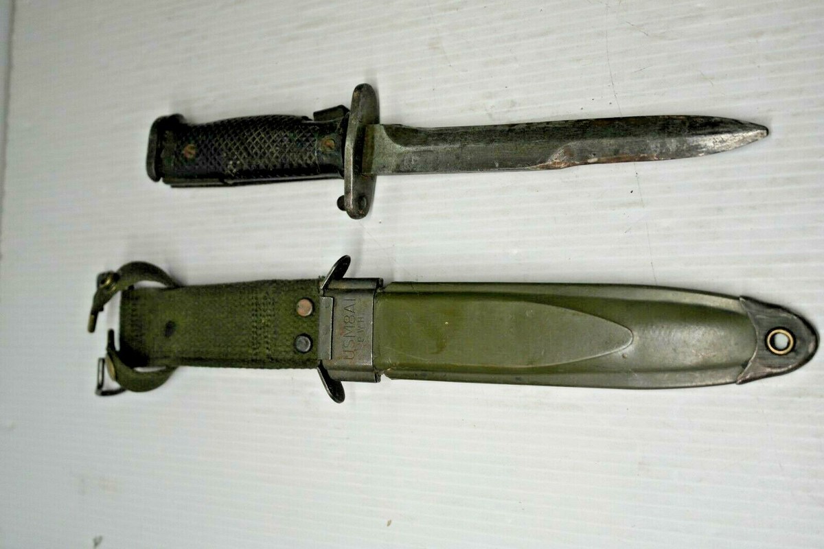 Vintage US M5-1 J&D Tool Bayonet USM8 A1 TWB Sheath | eBay