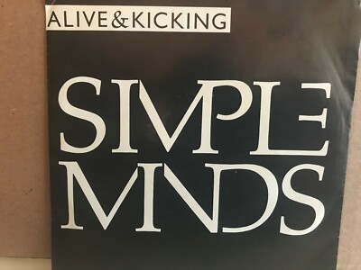 SIMPLE    MINDS    7''  VINYL   SINGLE ,  ALIVE   &  KICKING / UP ON THE CAT WALK