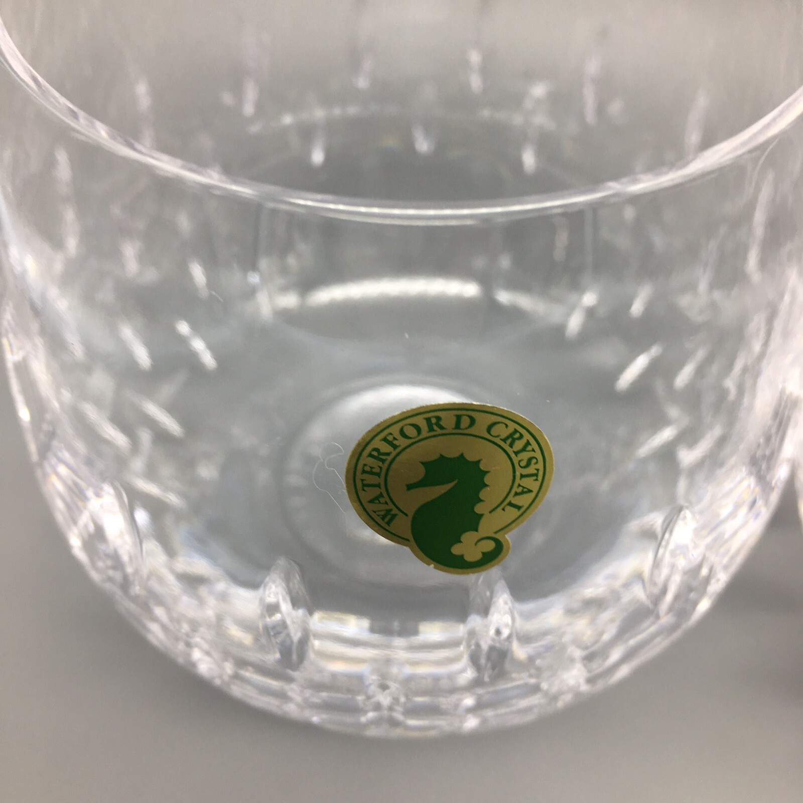 x2 Waterford Crystal ENIS Light Red Stemless Wine Glass Set 12oz NEW eBay