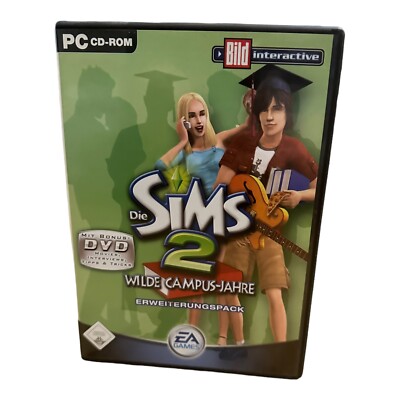 Die Sims 2: Wilde Campus-Jahre (PC, 2005, DVD-Box)