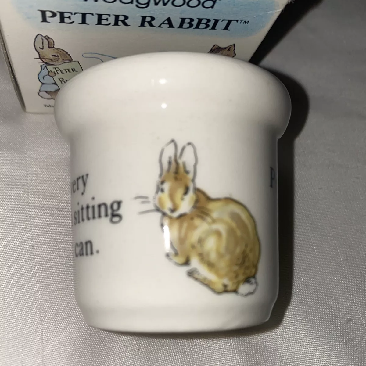 Wedgwood peter rabbit egg clearance cup